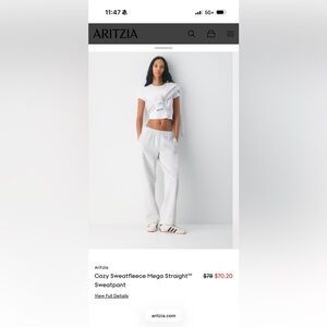 Aritzia Sweatfleece Sweatpants